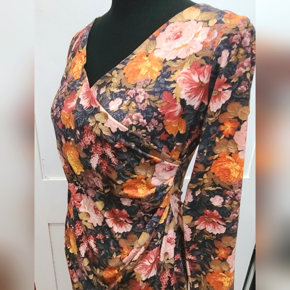 ASOS Vesper long sleeve floral dress - Picture 6 of 6